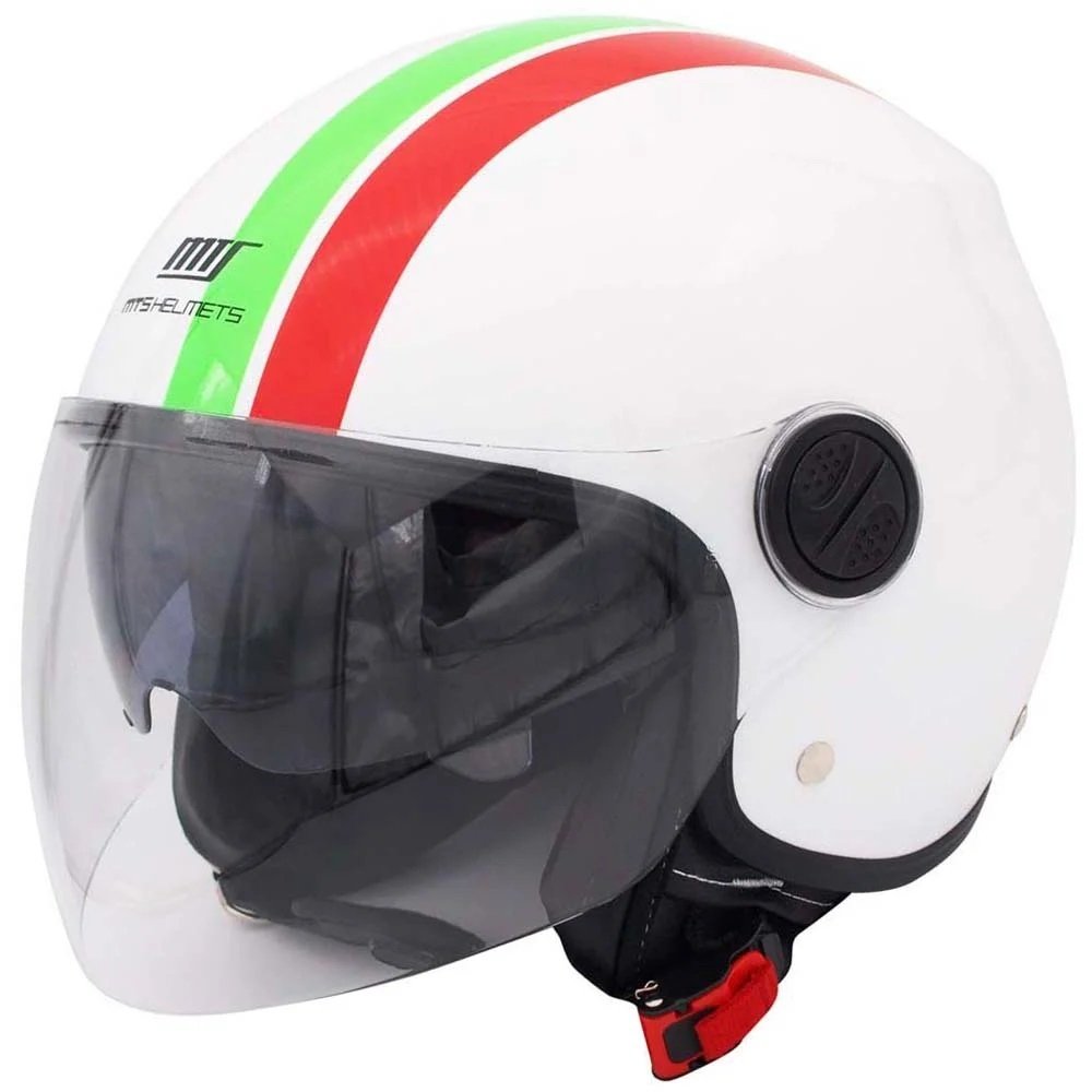 Mts 809-A Güneş Vizörlü Yarım Fiber Kask (Ce Onaylı)