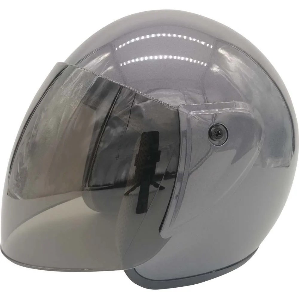 Pro Helmet F-009 Siyah Camlı Yarım Kask