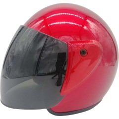 Pro Helmet F-009 Siyah Camlı Yarım Kask