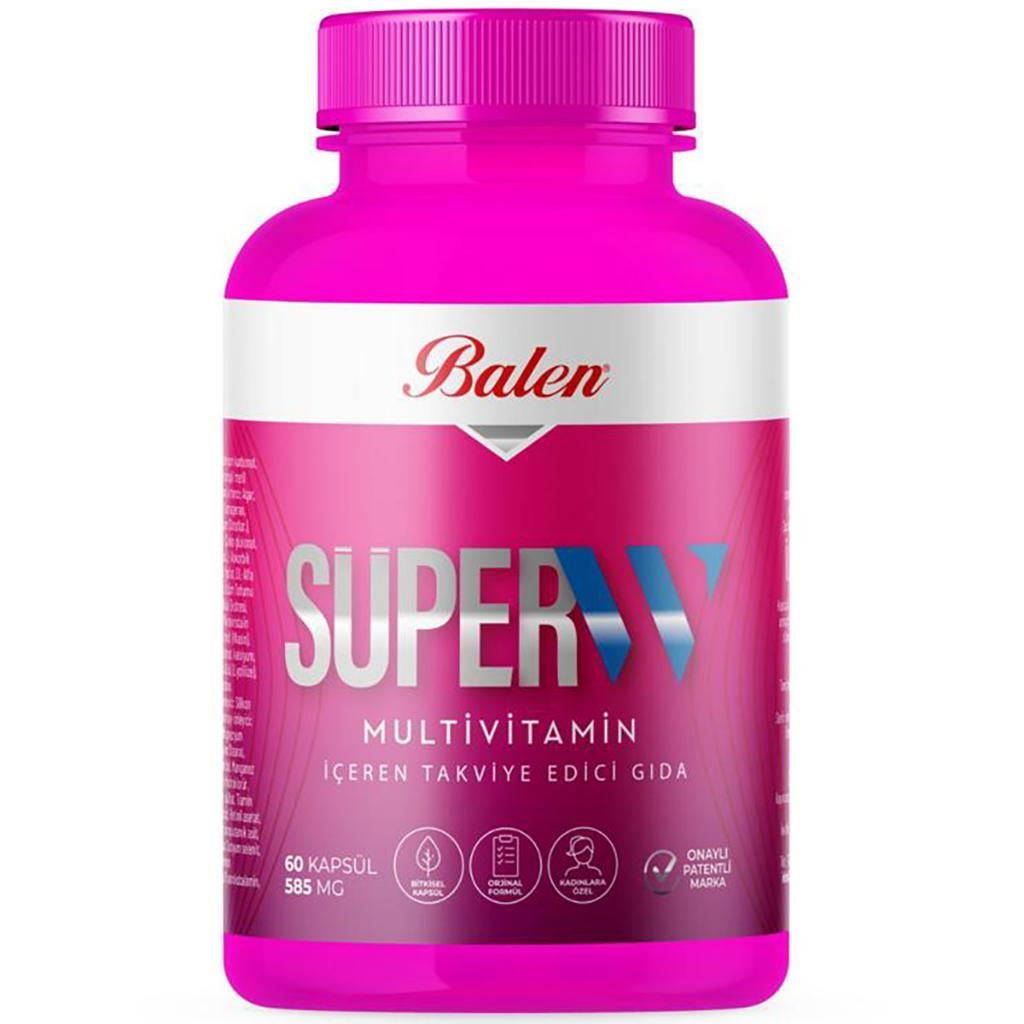 Balen Süper-W Multivitamin Kapsül * 585 Mg 60