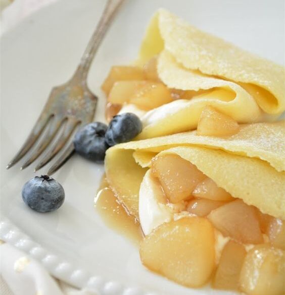 Pear Hazelnut Crepe | Grill, Barbecue, BBQ