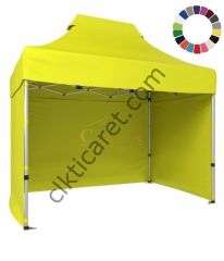 CLK 2x3 Katlanabilir Tente Gazebo Portatif Çadır 3 Yan Kapalı