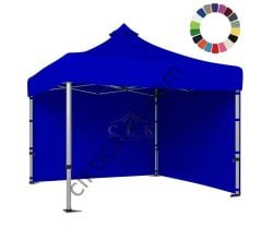 CLK 3x3 40 mm Katlanabilir Tente Gazebo Çadır Gazebo Çadır 2 Yan Kapalı