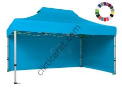 CLK 3x4,5 40 mm Katlanabilir Tente Gazebo Çadır Gazebo Çadır 2 Yan Kapalı