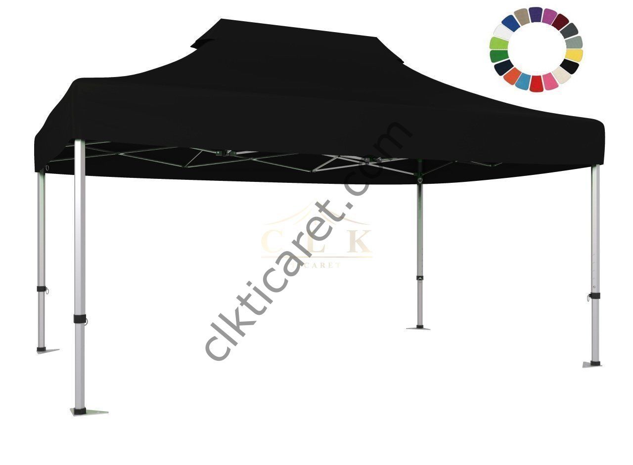 CLK 3x4,5 40mm Alüminyum Katlanabilir Tente Gazebo Çadır