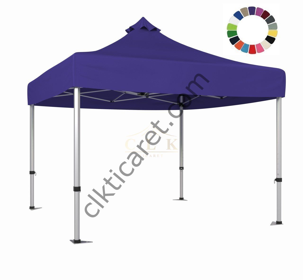 CLK 3x3 52mm Kalın Alüminyum Katlanabilir Tente Gazebo Çadır