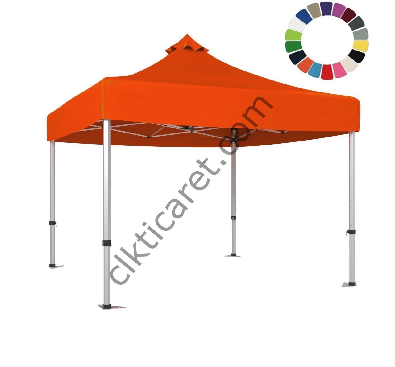 CLK 5x5 52mm Kalın Alüminyum Katlanabilir Tente Gazebo Çadır Gazebo Çadır