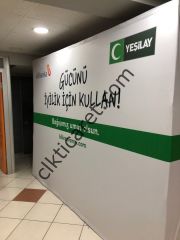 CLK Örümcek Stand Kumaş Baskılı