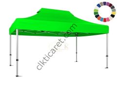 CLK 3x4,5 52mm Kalın Alüminyum Katlanabilir Tente Gazebo Çadır