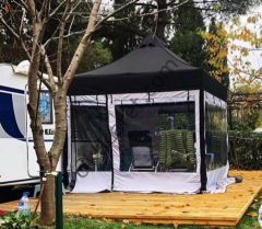 CLK 3x3 Karavan Çadırı Kış Bahçesi 40 mm Alüminyum Profil