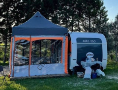 CLK 3x4,5 mt Karavan Çadırı Kış Bahçesi 40 mm Alüminyum Profil