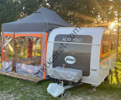 CLK 3x4,5 mt Karavan Çadırı Kış Bahçesi 40 mm Alüminyum Profil