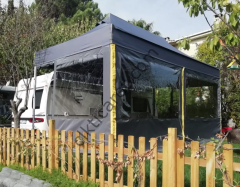 CLK 3x6 mt Karavan Çadırı Kış Bahçesi Eko 40 mm Çelik Profil