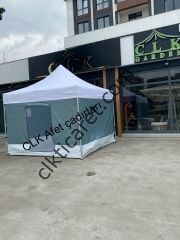 CLK 3x3 40mm Alüminyum Profil Gazebo Portatif Kamp Çadırı