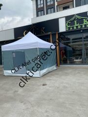 CLK 3x3 40mm Alüminyum Oxford Kumaş Gazebo Katlanır Portatif Kamp Çadırı