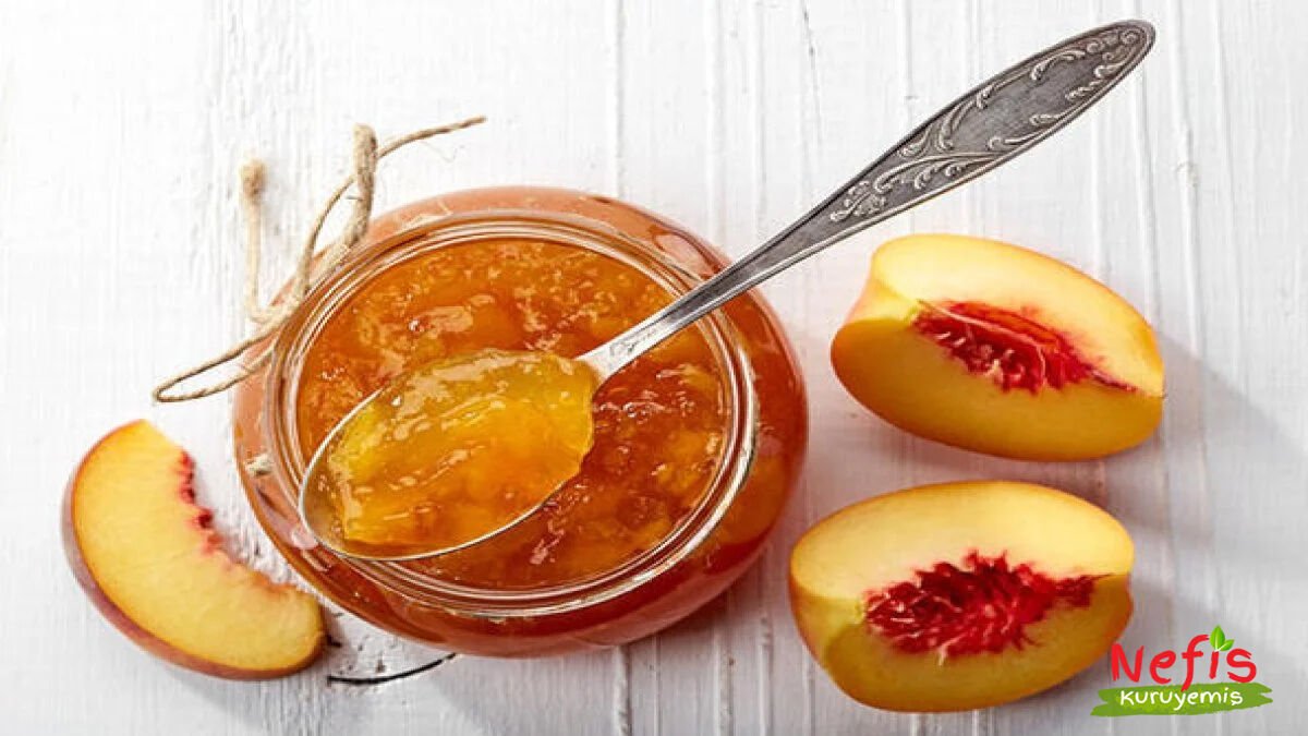 peach jam  (şeftali reçeli)