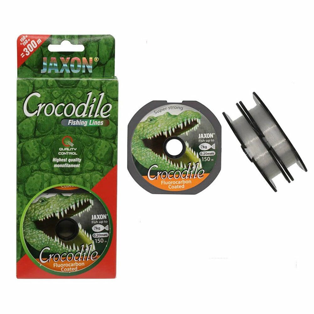 Jaxon Crocodile Fluorocarbon 150+150 mt Makara Misina