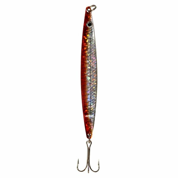 Solano Fishing Hunter 11cm 26gr Lüfer Çinekop Olta Kaşığı Kırmızı-Gümüş