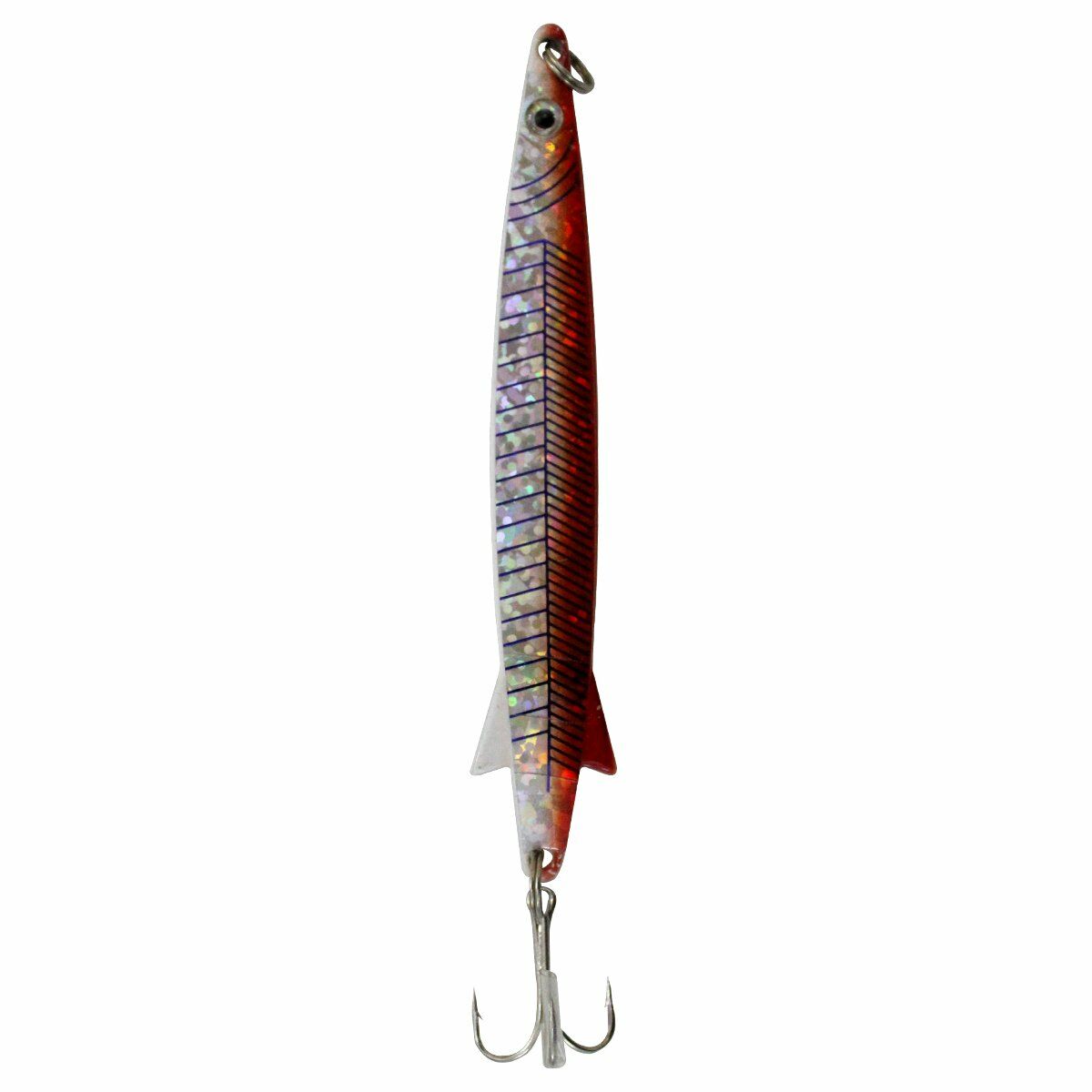 Solano Fishing Imperial 11cm 28gr Lüfer Çinekop Olta Kaşığı Kırmızı-Gümüş