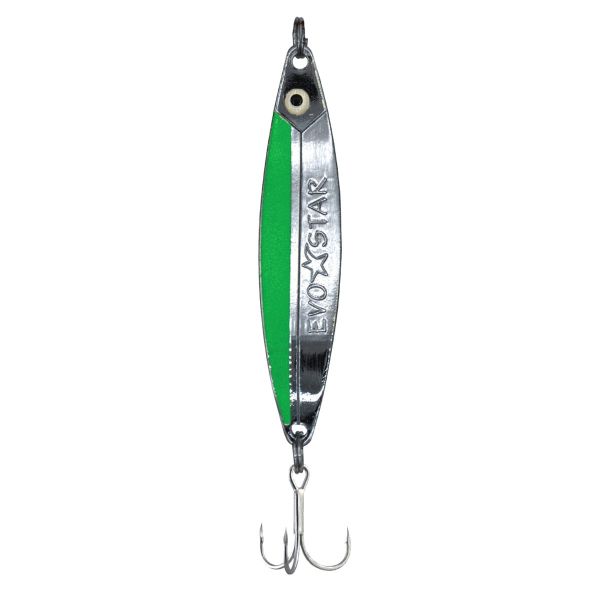 Solano Fishing Pilgrimo 8cm 18gr Lüfer Çinekop Olta Kaşığı Yeşil-Gümüş