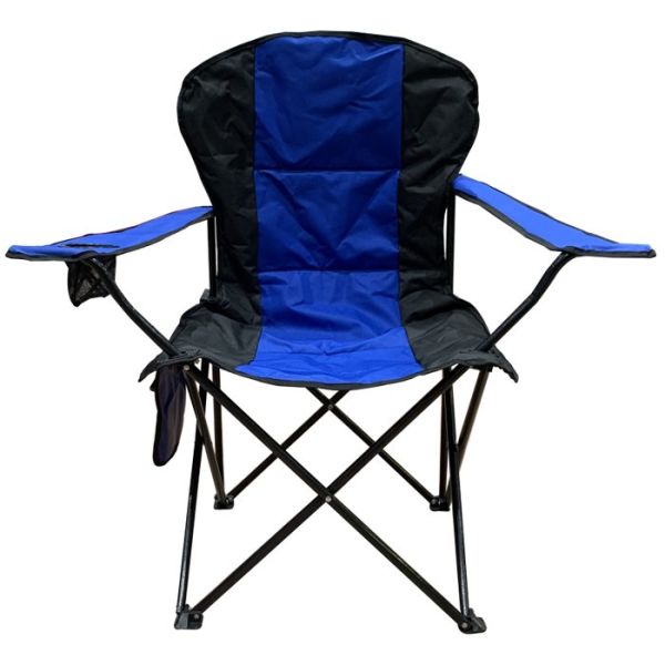 DFT Kollu Katlanır Premium Kamp Sandalyesi Mavi