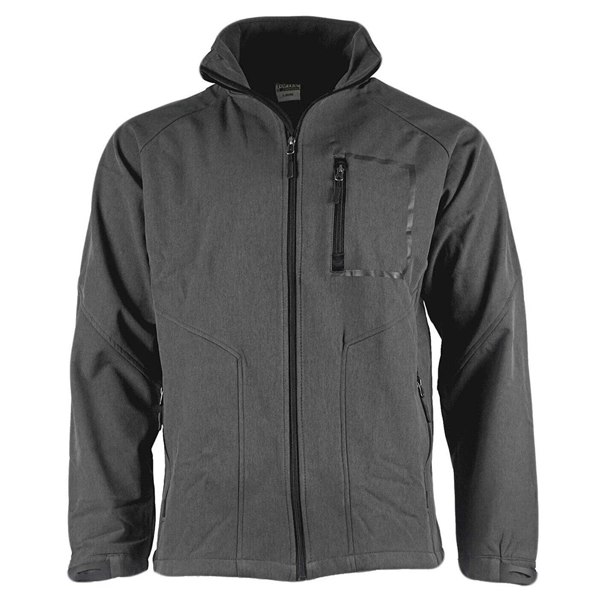 Toptex Erkek Softshell Mont Su ve Rüzgar Geçirmez Gri L