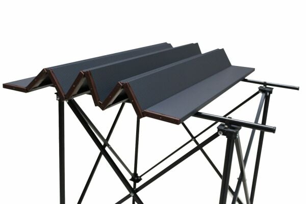 Alüminyum Katlanır Masa Balkon-Bahçe-Kamp-Piknik Masası (Taşıma Çantalı) Antrasit