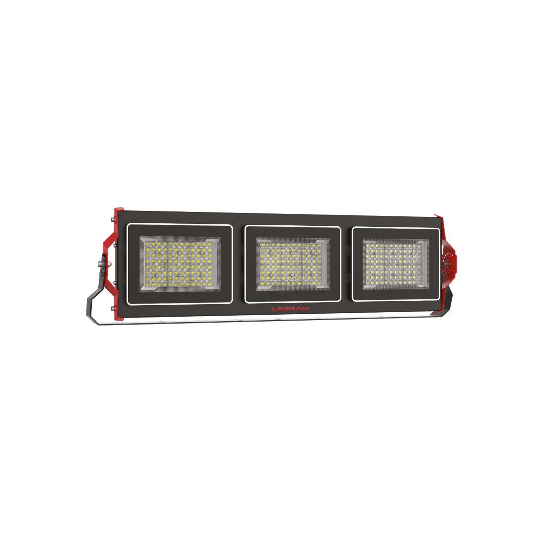 Ledram Delta Led Projektör-3000 Y Lens&Driver 300W/3000K 39000Lm Sarı Işık