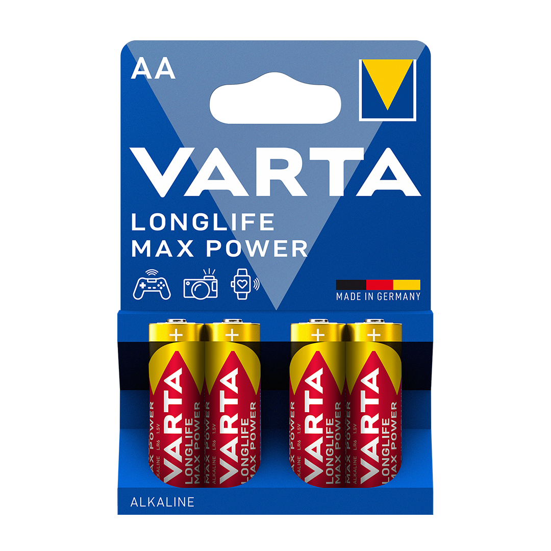Varta Longlife Max Power 4'lü Kalem AA
