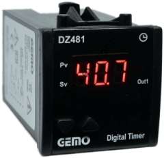 Gemo DZ482-230VAC  Temel Fonksiyonlu Zaman Rölesi-START Girişli