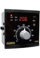 Gemo AZ961-230VAC Analog Set'li Temel Fonksiyonlu Zaman Rölesi