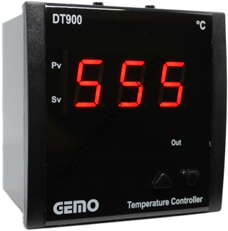 Gemo DT900-230VAC-S  SSR Çıkışlı ON/OFF Sıcaklık Kontrol Cihazı