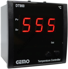 Gemo DT900-230VAC-S  SSR Çıkışlı ON/OFF Sıcaklık Kontrol Cihazı