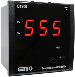 Gemo DT900-230VAC-R-K K Tipi Röle Çıkışlı ON/OFF Sıcaklık Kontrol Cihazı