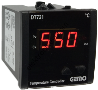 Gemo DT721-230VAC-R-K  K Tipi Röle Çıkışlı  ON/OFF Sıcaklık Kontrol Cihazı