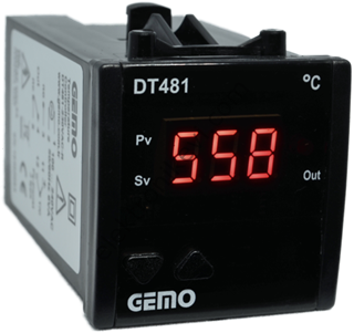 Gemo DT481-230VAC-R-K  K Tipi Röle Çıkışlı  ON/OFF Sıcaklık Kontrol Cihazı