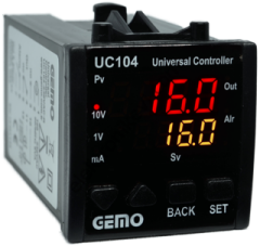 Gemo UC104-24V-S  SSR Çıkışlı Üniversal Kontrol Cihazı