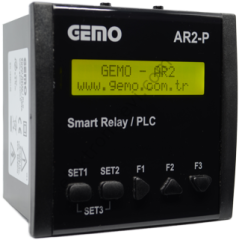 Gemo  AR2-P-230VAC-10D2A-RTC  PLC Akıllı Röle