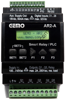 Gemo AR2-A-230VAC-8D Akıllı Röle