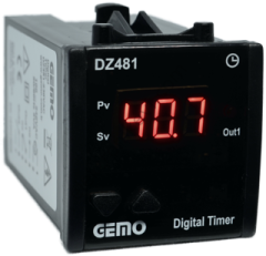 Gemo DZ481-230VAC  Temel Fonksiyonlu Zaman Rölesi
