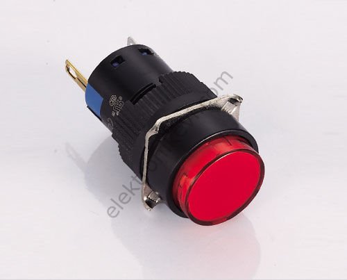 Ø16 Sinyal Led Işık 24V AC/DC - 2 Pin Buton