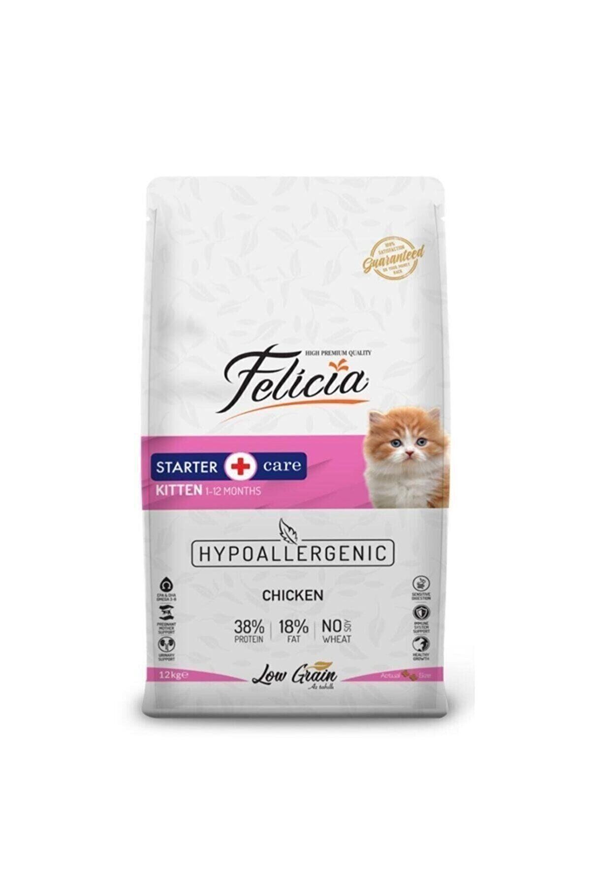 Felicia 12 Kg Yavru Tavuklu Az Tahıllı Kedi Maması