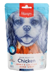 Wanpy Oven Roasted Tavuk Sargılı Kalsiyum Takviyeli 100 gr Köpek Ödülü