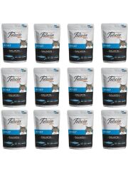 Felicia Tahılsız Somon Balıklı Yetişkin Kedi Yaş Maması 85 gr x 12 Adet