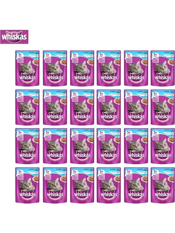 Whiskas Pouch Ton Balıklı Yaş Kedi Maması 100 Gr x 24 Adet