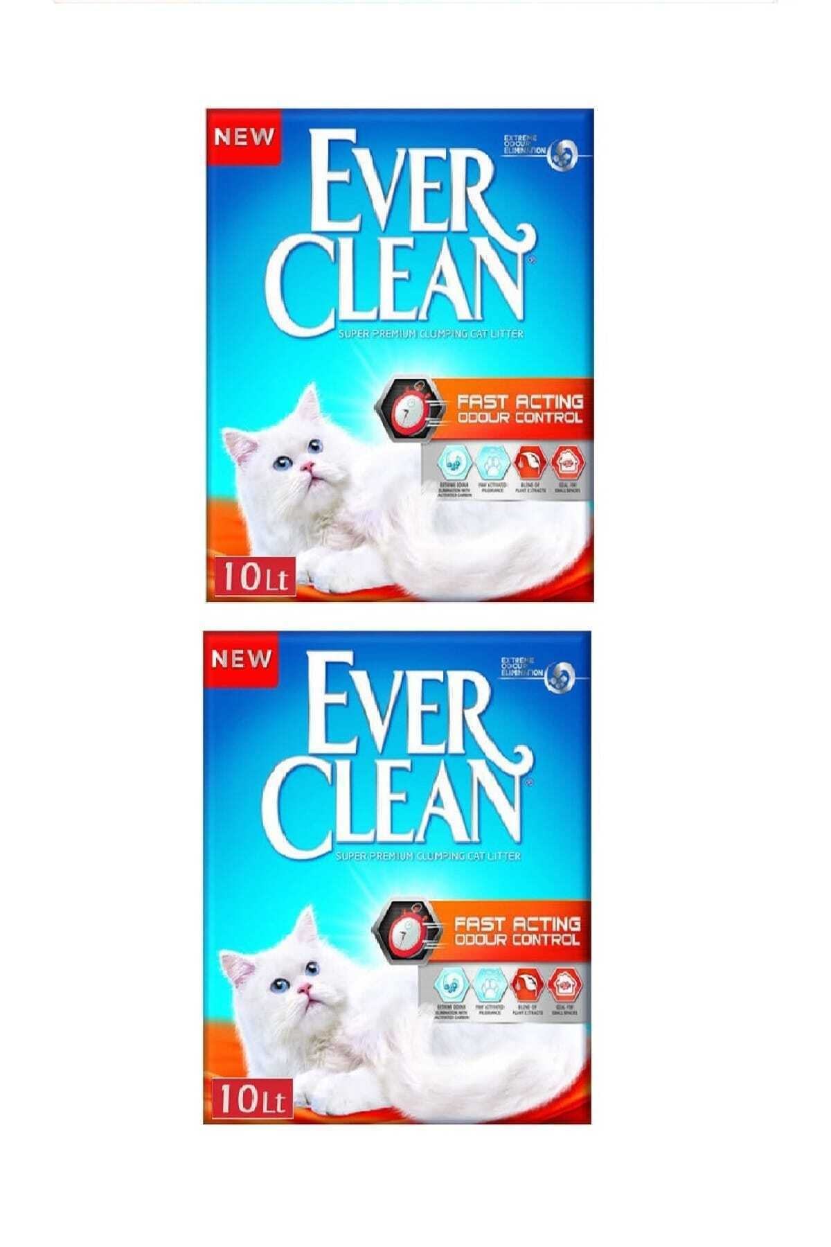 Ever Clean Fast Acting Hızlı Topaklanma Kedi Kumu - 10 lt x 2 Adet