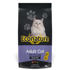 Eco Nature Gurme Renkli Balık Etli Yetişkin Kedi Maması 15 Kg