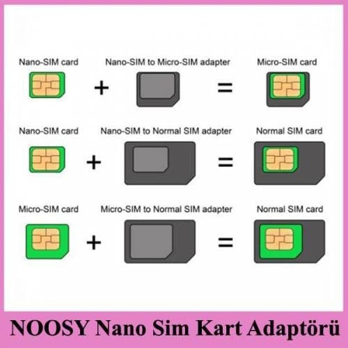 NOOSY Nano Sim Kart Adaptörü