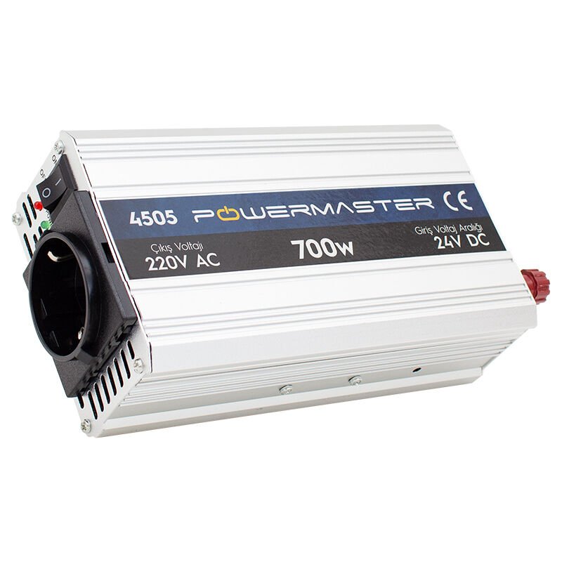 Powermaster 24 Volt 700 Watt Modified Sinus PM-4505 İnverter 24v-220v