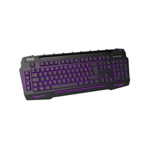 Hello Hl-4616 4 Makro Tuşlu 3 Renkli Işıklı Rgb Kablolu Gaming Oyuncu Klavyesi